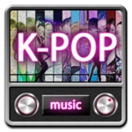 k-pop radio android application logo